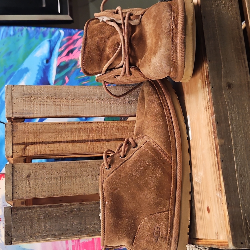 Men's Brown Suede Ankle Boots